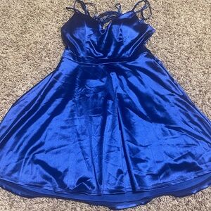 Blue Mini Dress